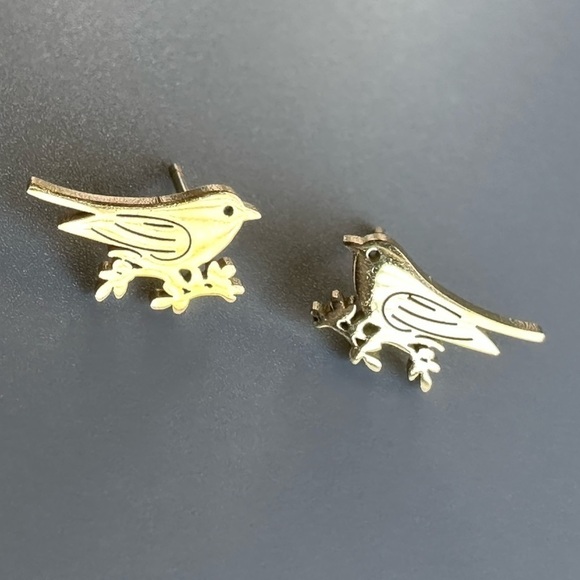 Stainless Steel Bird Studs. - Picture 5 of 10